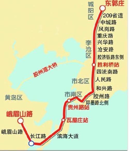 青島地鐵1號線線路圖2020 青島地鐵線路圖最新