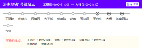 濟南軌道交通1號線線路圖2020 濟南地鐵線路圖最新