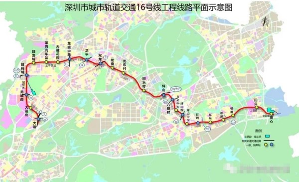 深圳地鐵14和16號線進(jìn)展更新 多個站點施工進(jìn)展順利