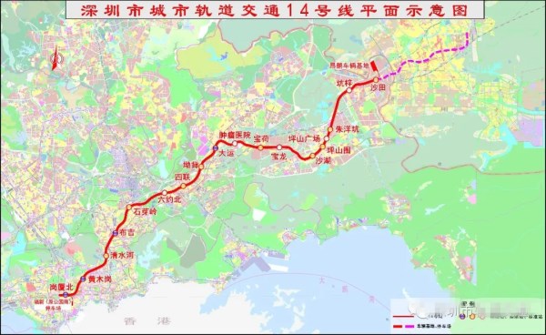 深圳地鐵14和16號線進(jìn)展更新 多個站點施工進(jìn)展順利