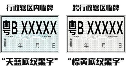 臨時(shí)車牌有幾個(gè)種類 有什么區(qū)別呢