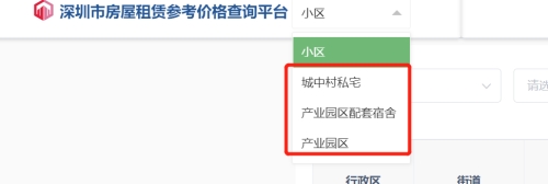 深圳租房指導(dǎo)價在哪里查