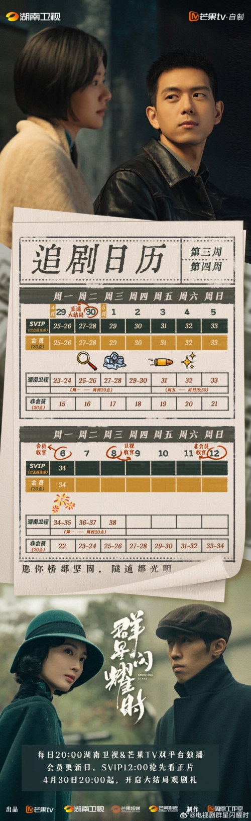 電視劇《群星閃耀時》最新更新時間及追劇日歷